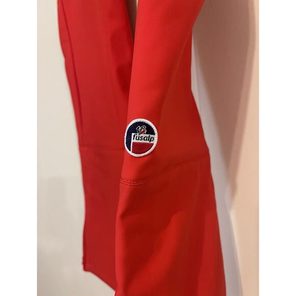 Fusalp Tipi III Stretch Shell Water Repellant Bootcut Red Ski Pants 44 US 12 - Picture 6 of 14